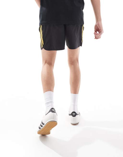 Black and gold adidas shorts online