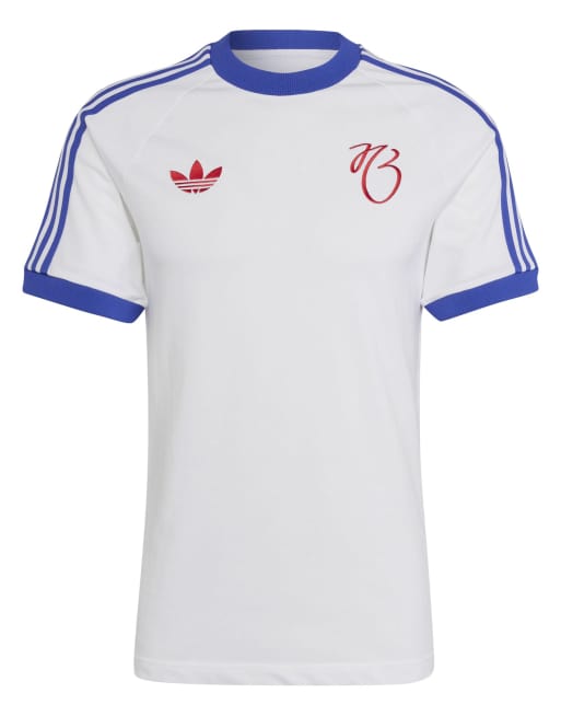 Adidas red white and blue shirt best sale