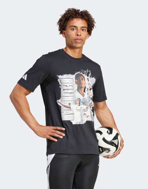 adidas Originals Jude Bellingham tour t-shirt in black | ASOS