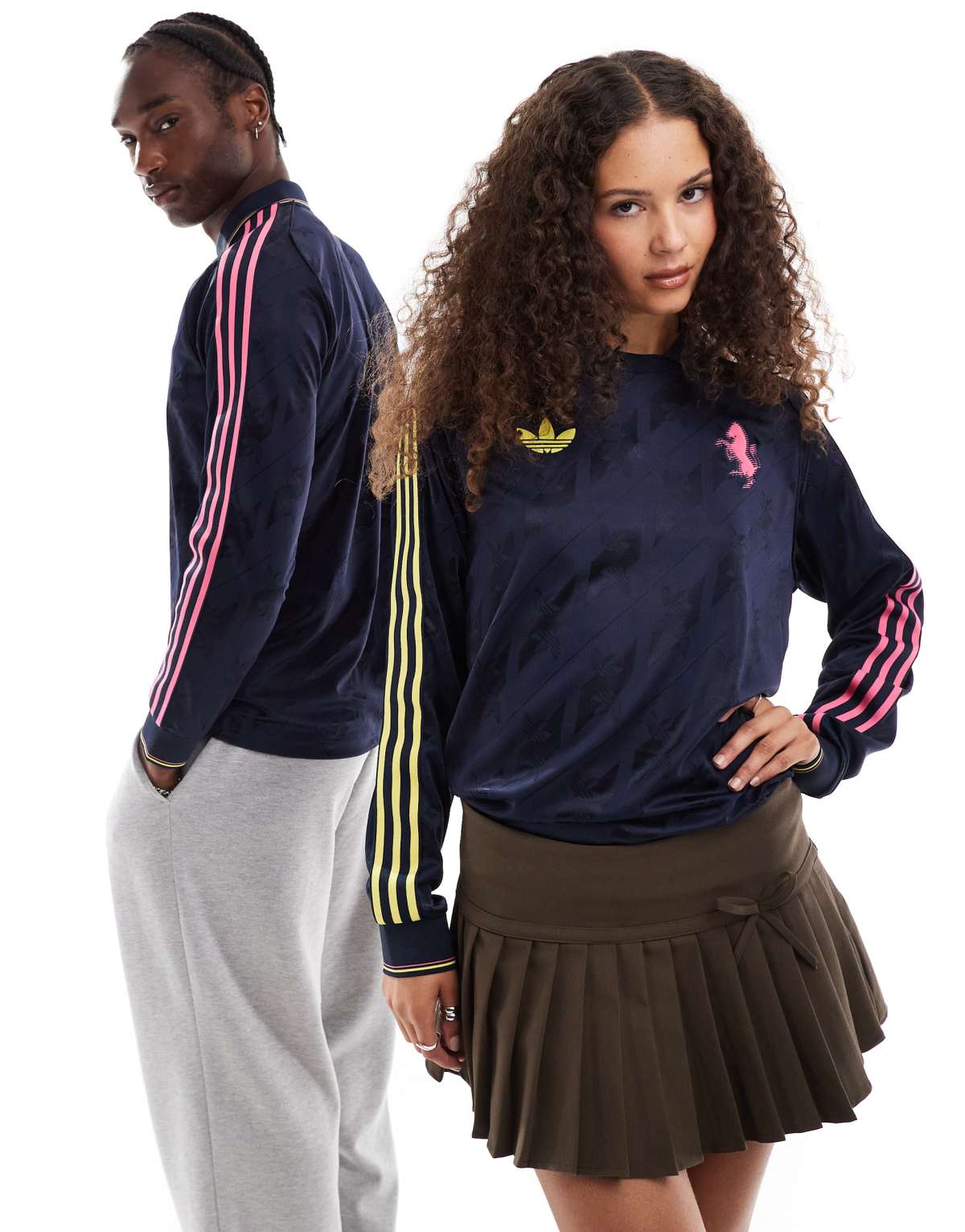 adidas Originals Juventus 24/25 unisex long sleeve shirt in navy