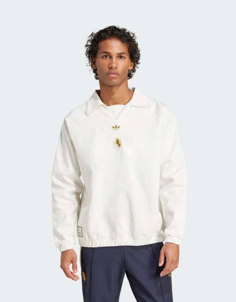 adidas Originals - Juventus - Terrace Icons - Drill top in gebroken wit - view 1