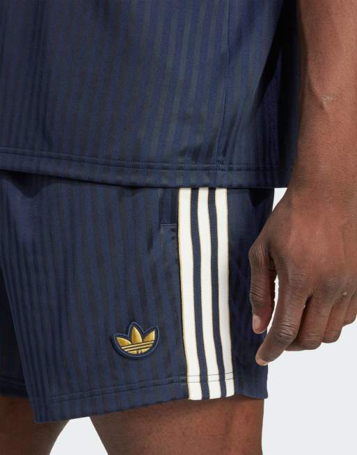 adidas Originals – Juventus Terrace Icons – Mörkblå träningsshorts