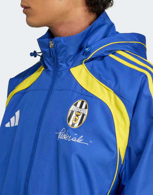 adidas Originals Juventus vialli pack windbreaker in royal blue ASOS