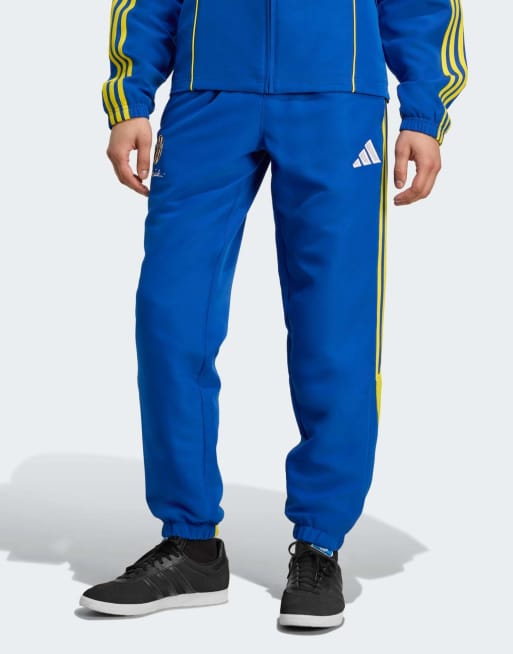 adidas Originals - Juventus Vialli - Trainingsbroek in koningsblauw, verpakking van 2 stuks