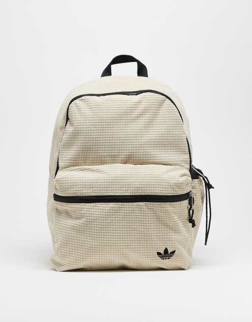 adidas Originals - Kakifarvet/sort klassisk rygsæk