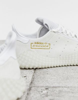 adidas originals kamanda trainers triple white