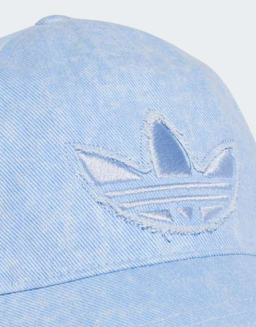 adidas Originals – Kappe aus verwaschenem Denim in Blue Dawn, 2 von 3