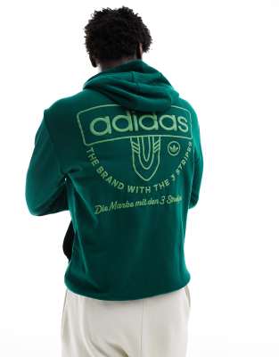 adidas Originals – Kapuzenpullover in Grün - view 1