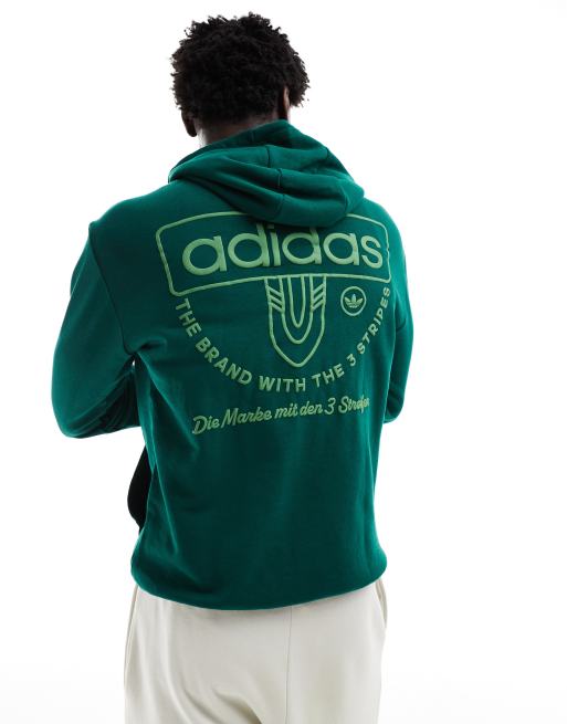 adidas Originals Kapuzenpullover in Grun