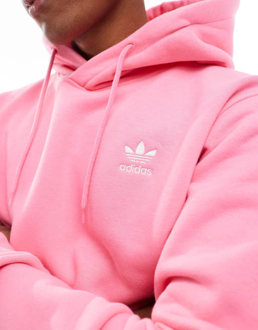 adidas Originals Kapuzenpullover mit Trefoil Logo in Rosa ASOS