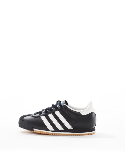adidas Originals Kick trainers in black and white