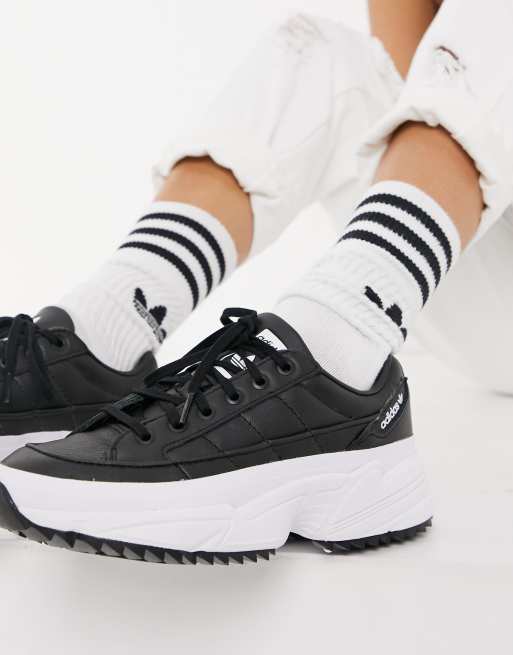 adidas Originals Kiellor trainers in black ASOS