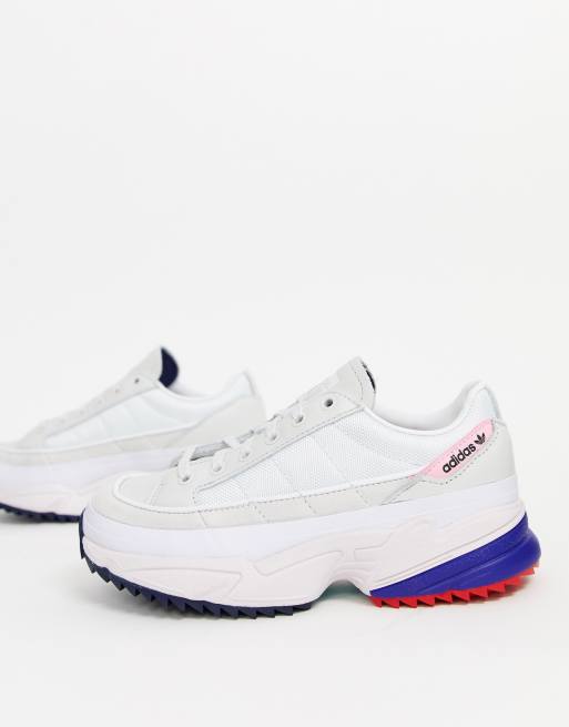 adidas Originals – Kiellor – Turnschuhe in Weiß und Violett