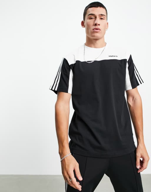 adidas Originals - Klassiek 2-kleurig T-shirt in zwart en wit