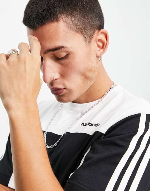 adidas Originals Klassiek 2 kleurig T shirt in zwart en wit ASOS