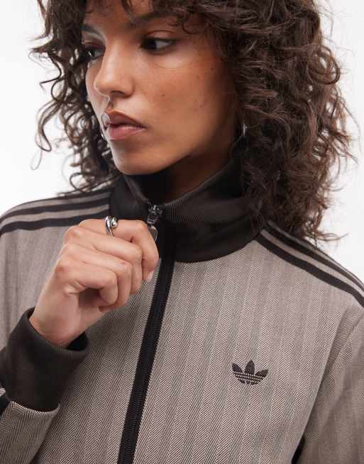 adidas Originals – Klassisches Trainingsoberteil mit hellem Fischgrätmuster, 2 von 4