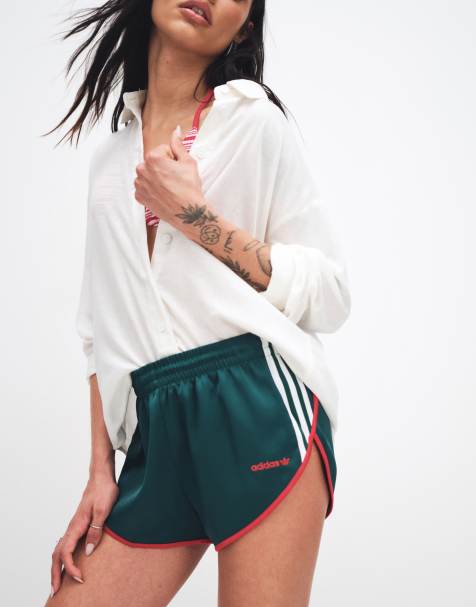 adidas Originals - Klassiske grønne satinshorts - view 1