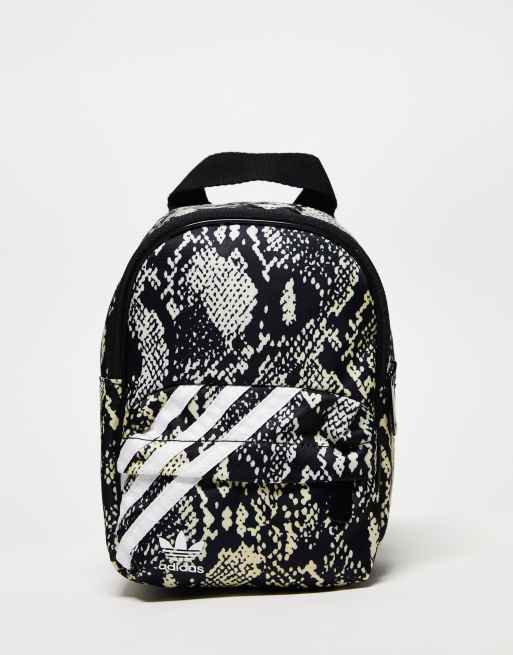 adidas Originals - Kleine rugzak in slangenprint