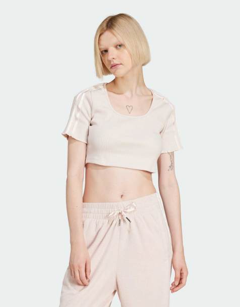 adidas Originals – Knapp geschnittenes T-Shirt aus Wunderquarz - view 1