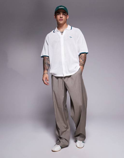 adidas Originals knit shirt in white