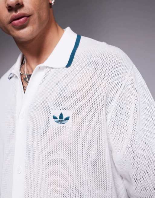adidas Originals knit shirt in white