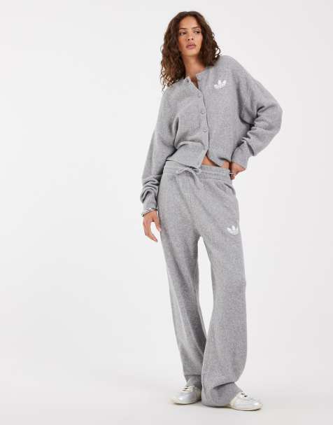 adidas Originals knit sweatpants in gray - view 1