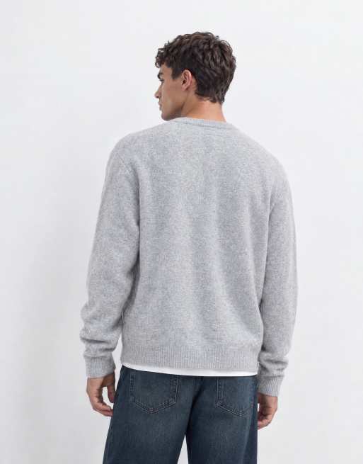 adidas Originals knitted jumper in grey, 7 of 10