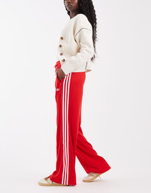 adidas Originals knitted track pants in red exclusive to asos | ASOS