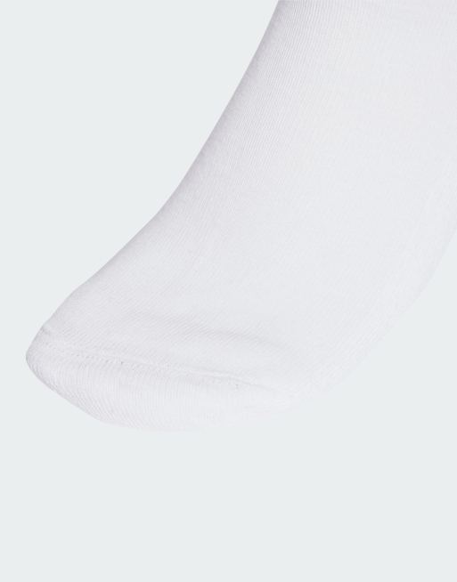 adidas Originals – Knöchelsocken in Weiß mit Dreiblatt-Logo, 3er-Pack, 2 von 3