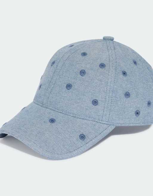 adidas Originals – Kseniaschnaider – Dad-Kappe aus hellem Jeansstoff