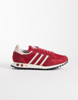 adidas Originals – LA – Röda och rosa sneakers | ASOS