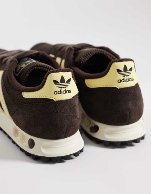 adidas Originals – LA – Sneaker in Braun und Gelb , 4 von 5