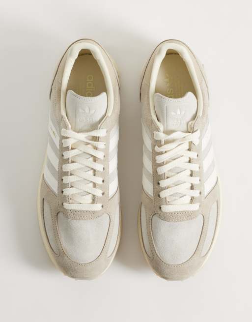 adidas Originals LA Sneaker in Khaki und Wollweiß, 3 von 5
