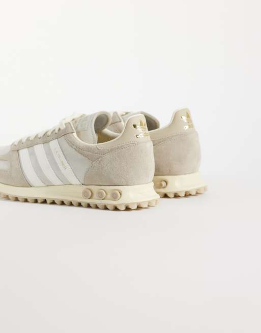 adidas Originals LA Sneaker in Khaki und Wollweiß, 4 von 5