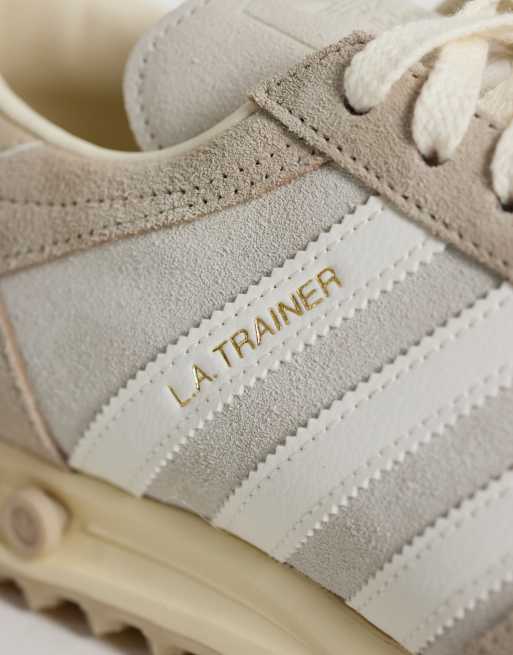 adidas Originals LA Sneaker in Khaki und Wollweiß, 5 von 5