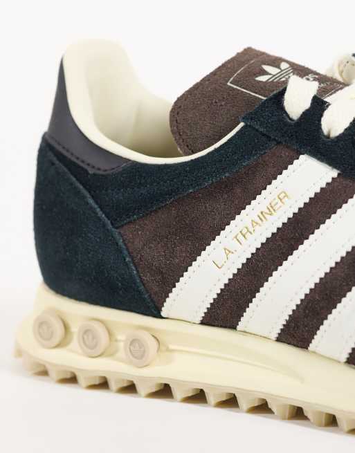 adidas Originals LA Sneaker in Schwarz und Wollweiß, 3 von 5