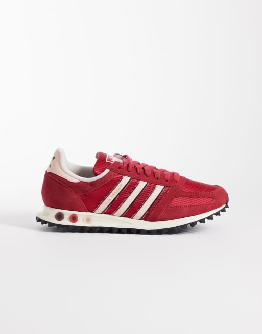 adidas Originals - LA - Sneakers in rood en roze | ASOS