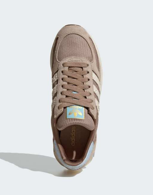 adidas Originals La trainer OG Sneaker in Beige und Cremeweiß, 2 von 4