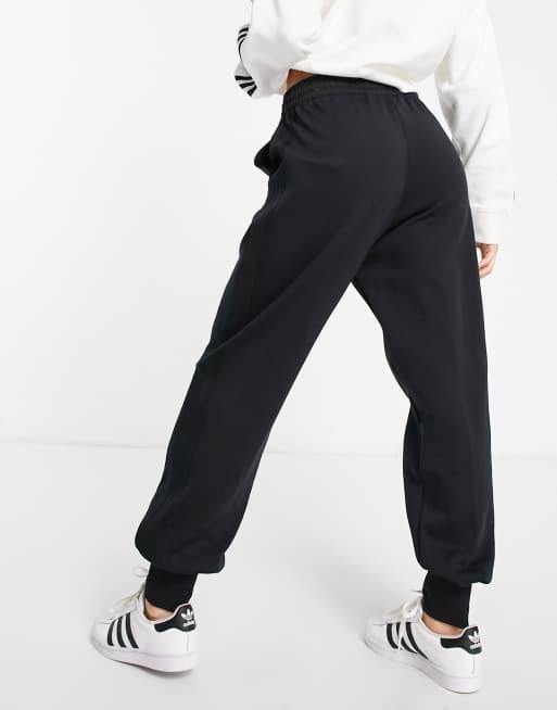 adidas Originals 'Cozy Comfort' Plus oversized cuffed sweatpants in black