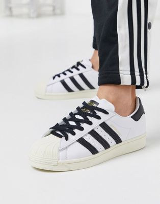 adidas superstar laces white