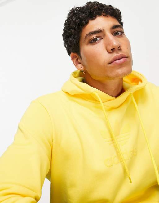 Adidas originals hoodie store yellow