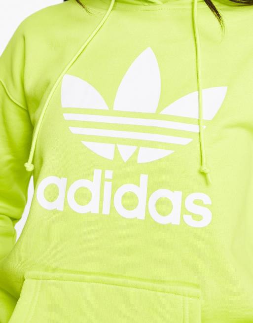 Lime green hoodie store adidas