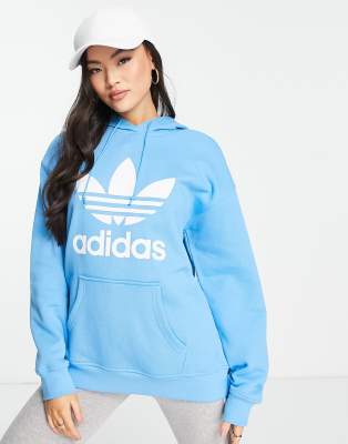 adidas blue sweater women's