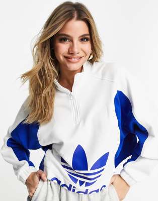 quarter zip sweatshirt adidas