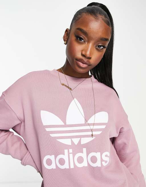 Mauve store adidas sweatshirt