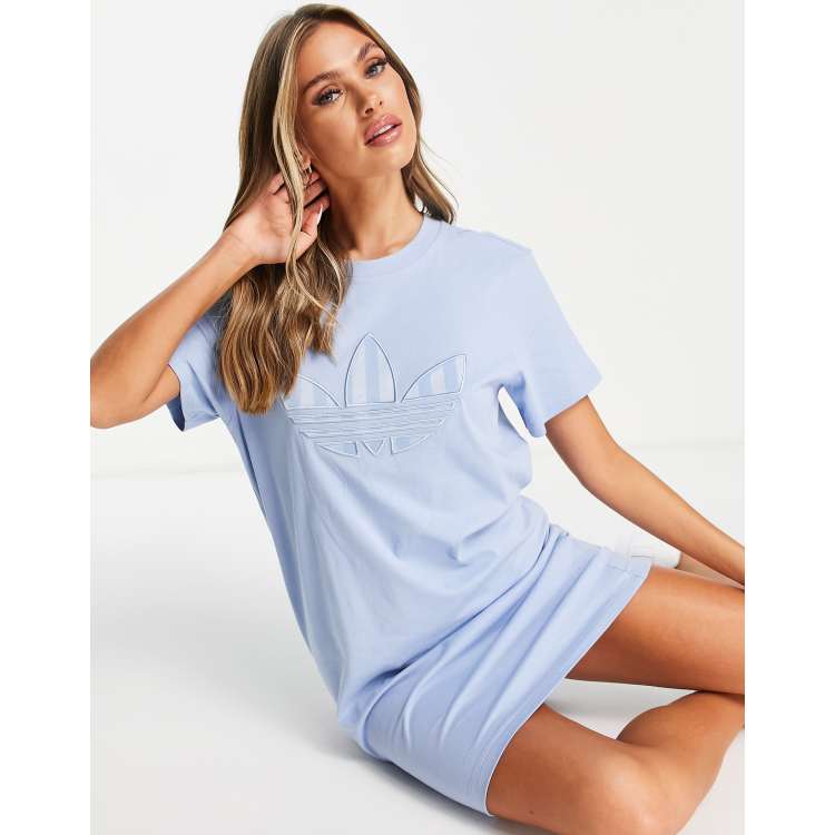 Adidas t shirt dress on sale asos