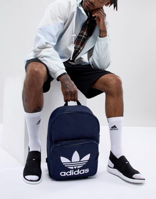 adidas Originals Large Trefoil Logo Backpack In Navy DJ2171 | ASOS