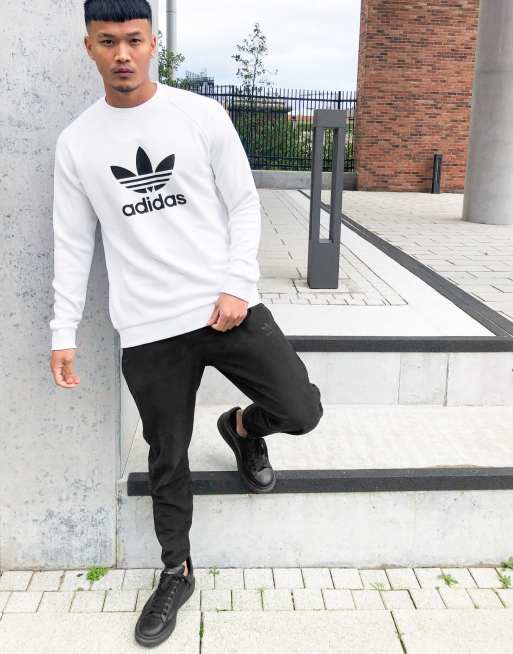 Mens adidas deals oversized sweatshirt