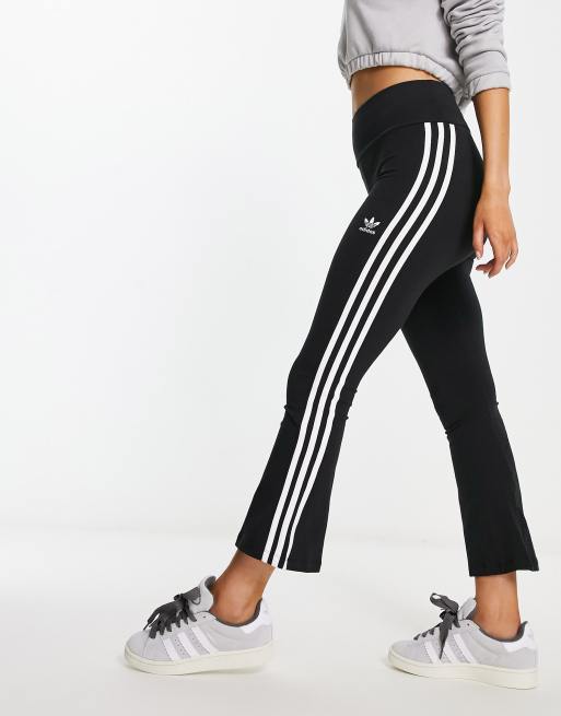 adidas Originals Legging court coupe vas e trois bandes Noir