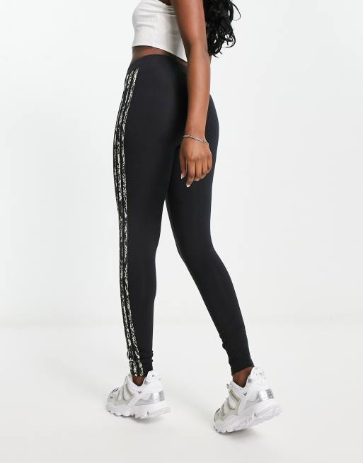 Adidas store tape leggings